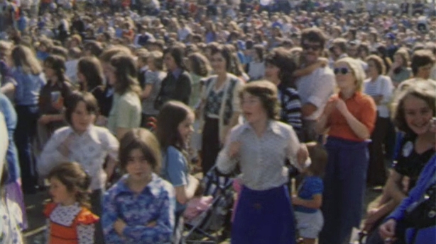 Attendees at the concert in the Lourdes Stadium, Drogheda, County Louth in aid of the Miami Showband Fund, 1975