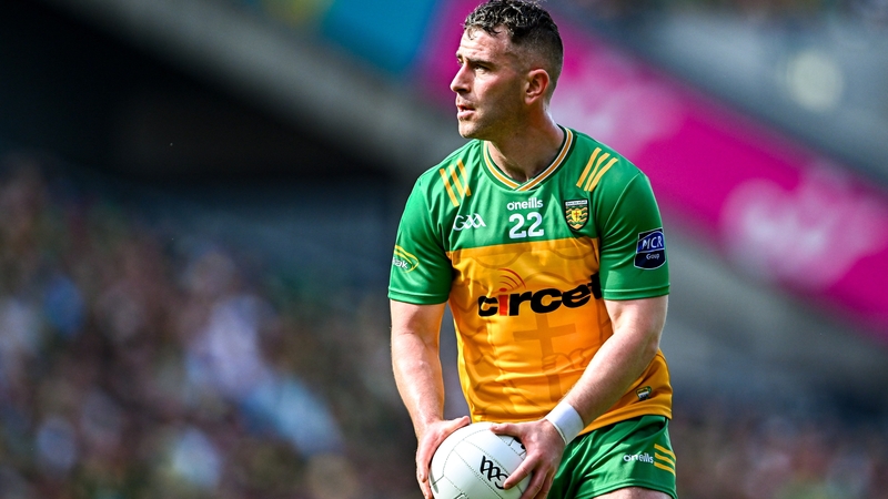 Donegal captain Patrick McBrearty must be content with a place on the bench for Sunday's All-Ireland football final