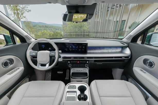 the interior of a car