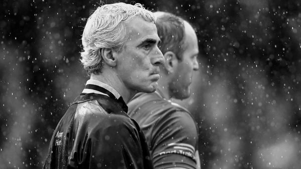 Donegal manager Jim McGuinness and Michael Murphy