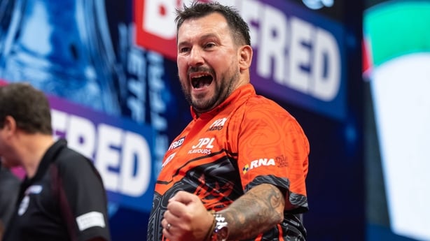 Darts player Jonny Clayton