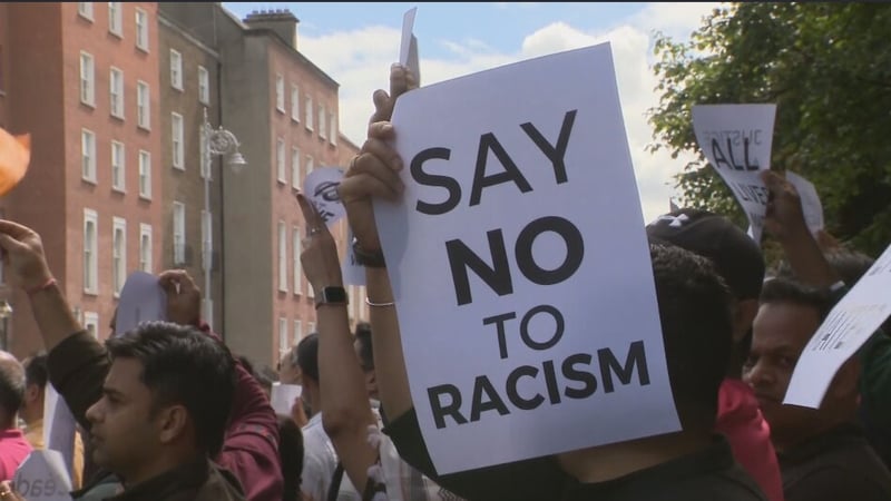 A petition was handed to the Minister for Justice calling for greater action against hate-related crimes