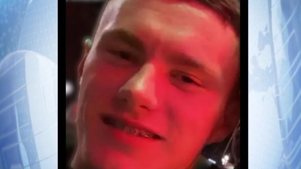 close up of 22-year-old Kian Walshe