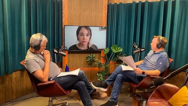 David McCullagh and Fran McNulty talk with Sally Hayden on Behind the Story