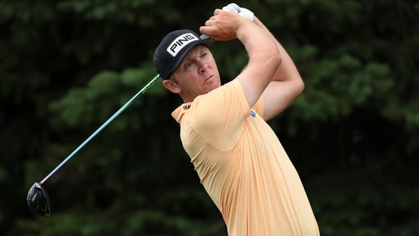 Seamus Power of Ireland plays his shot from the second tee during the first round of the 3M Open 2025 at TPC Twin Cities on July 24, 2025 in Blaine, Minnesota.