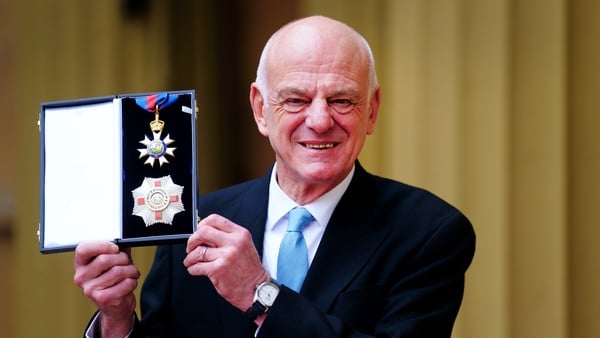 David Nabarro, World Health Organisation Special Envoy for Covid-19 Prevention and Response, after he was made a Knight Commander of the Order of St Michael and St George
