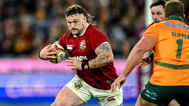 26 July 2025; Andrew Porter of British & Irish Lions during the second test match between Australia and the British & Irish Lions at the Melbourne Cricket Ground in Melbourne, Australia. Photo by Brendan Moran/Sportsfile