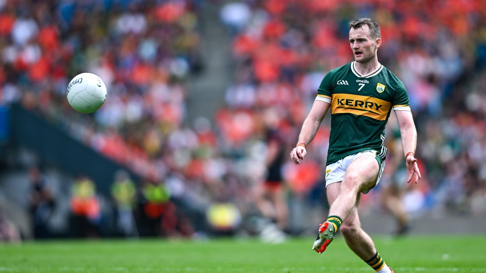 Tom O'Sullivan is just one of four Kerry players to have raised an orange flag from play
