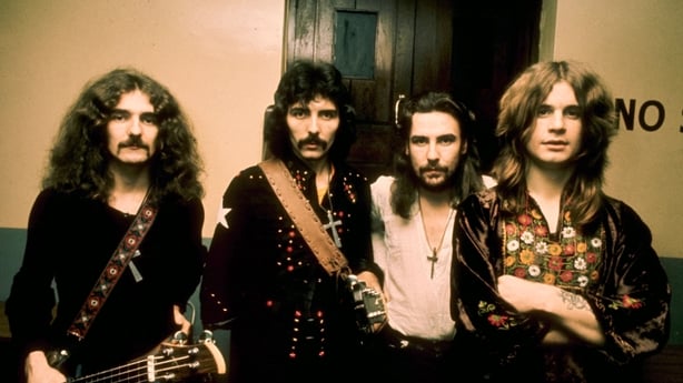 Black Sabbath: (L-R) Terence 'Geezer' Butler, Tony Iommi, Bill Ward, and Ozzy Osbourne