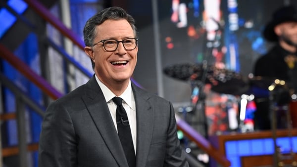NEW YORK CITY - JULY 21: The Late Show with Stephen Colbert during Monday's July 21, 2025 show. (Photo by Scott Kowalchyk/CBS via Getty Images)