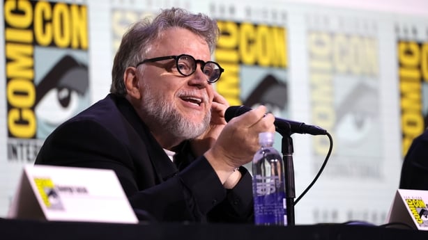 SAN DIEGO, CALIFORNIA - JULY 27: Guillermo del Toro speaks at Lucas Museum of Narrative Art panel at Comic-Con International 2025 at San Diego Convention Center on July 27, 2025 in San Diego, California. (Photo by Eric Charbonneau/Lucas Museum Of Narrative Art via Getty Images)