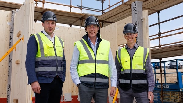 Kevin Durkan (Chief Operating Officer, D/RES), Patrick Durkan (Chief Executive Officer, D/RES), and Brett Chrystal (Head of Sustainable Design, D/RES).