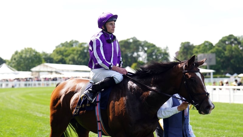 Ryan Moore aboard Illinois after winning the Queen's Vase at Royal Ascot in 2024