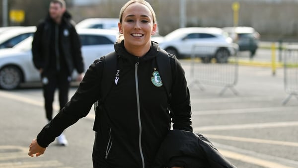 Shamrock Rovers coach Stephanie Zambra before the SSE Airtricity Women's Premier Division match between Shamrock Rovers and Athlone Town at Tallaght Stadium in Dublin.
