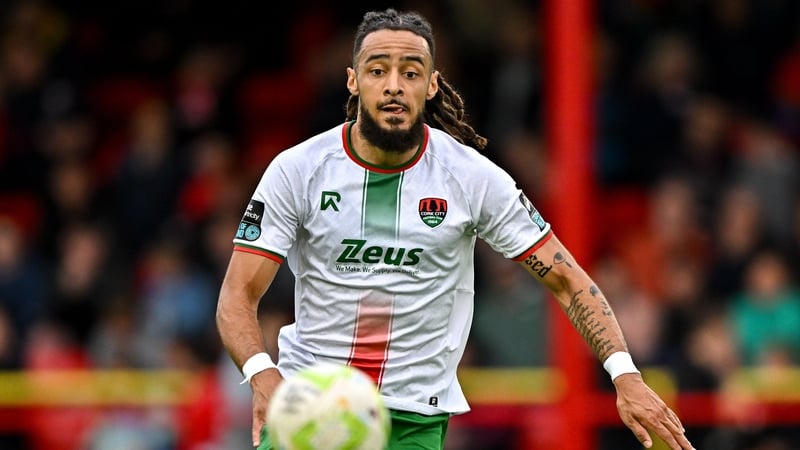 Milan Mbeng in action for Cork City