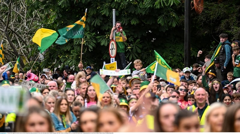 Tens of thousands of people have turned out for the homecoming celebrations (Image: Sportsfile)