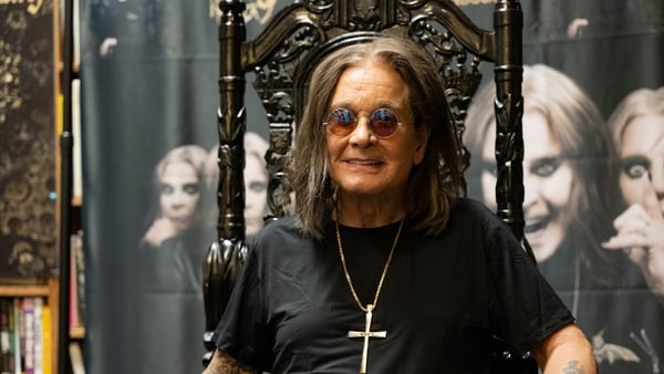 Ozzy Osbourne signs copies of his album Patient Number 9 at Fingerprints Music on 10 September, 2022 in Long Beach, California