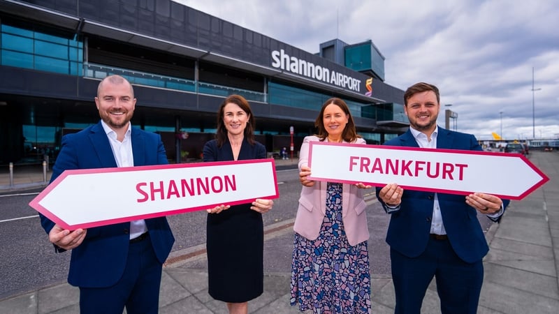 Shannon Airport Director Niall Kearns; CEO of The Shannon Airport Group Mary Considine; B2B Business Development Manager Shannon Airport Isabel Harrison and Shannon Airport Aviation Development Manager Dan Irvine