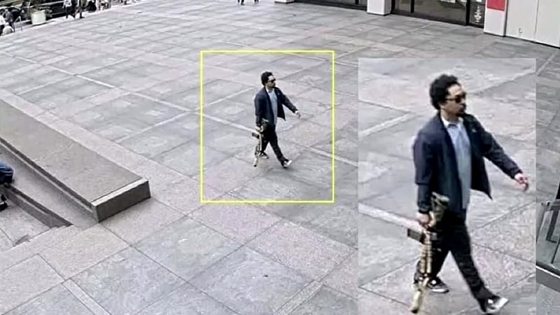 Surveillance images show New York gunman Shane Tamura before the attack