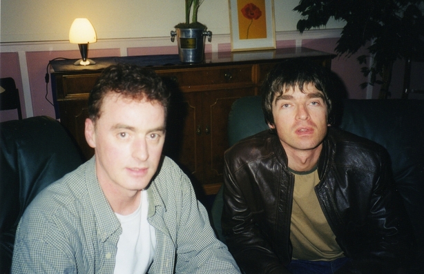 Dave Fanning pictured with Noel Gallagher 