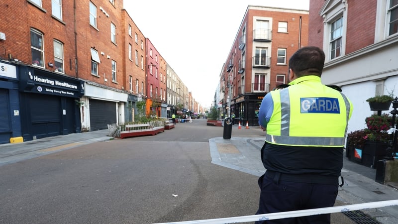The scene at Capel Street was cordoned off by gardaí following the attack (Pic: RollingNews.ie)