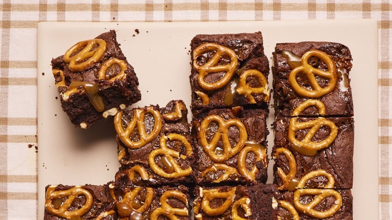 Jane Dunn's Salted Pretzel Brownies (Ellis Parrinder/PA)