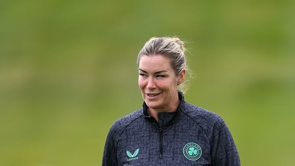Goalkeeping coach Emma Byrne during a Republic of Ireland women training session at North Area Athletic Complex in Arvada, Colorado, USA.