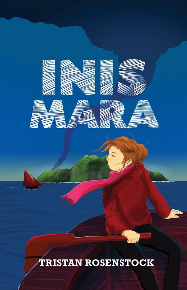 the cover of a book called Inis Mara person on a boat