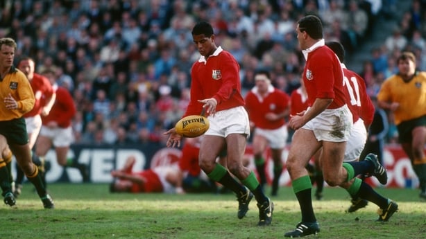 15 July 1989 Sydney, Australia v British Lions, Jeremy Guscott. (Photo by Mark Leech/Offside via Getty Images)