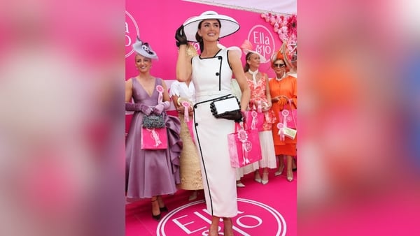 Winner of the best dressed at the Galway Races, Megan Cunniss
