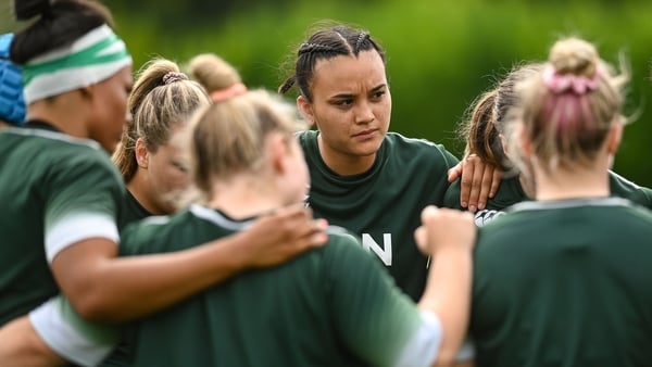 30 July 2025; Nancy McGillivray during an Ireland Women Rugby squad training session at the IRFU High Performance Centre in Dublin. Photo by David Fitzgerald/Sportsfile