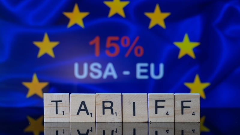The US will impose a 15% tariff on most European exports from today