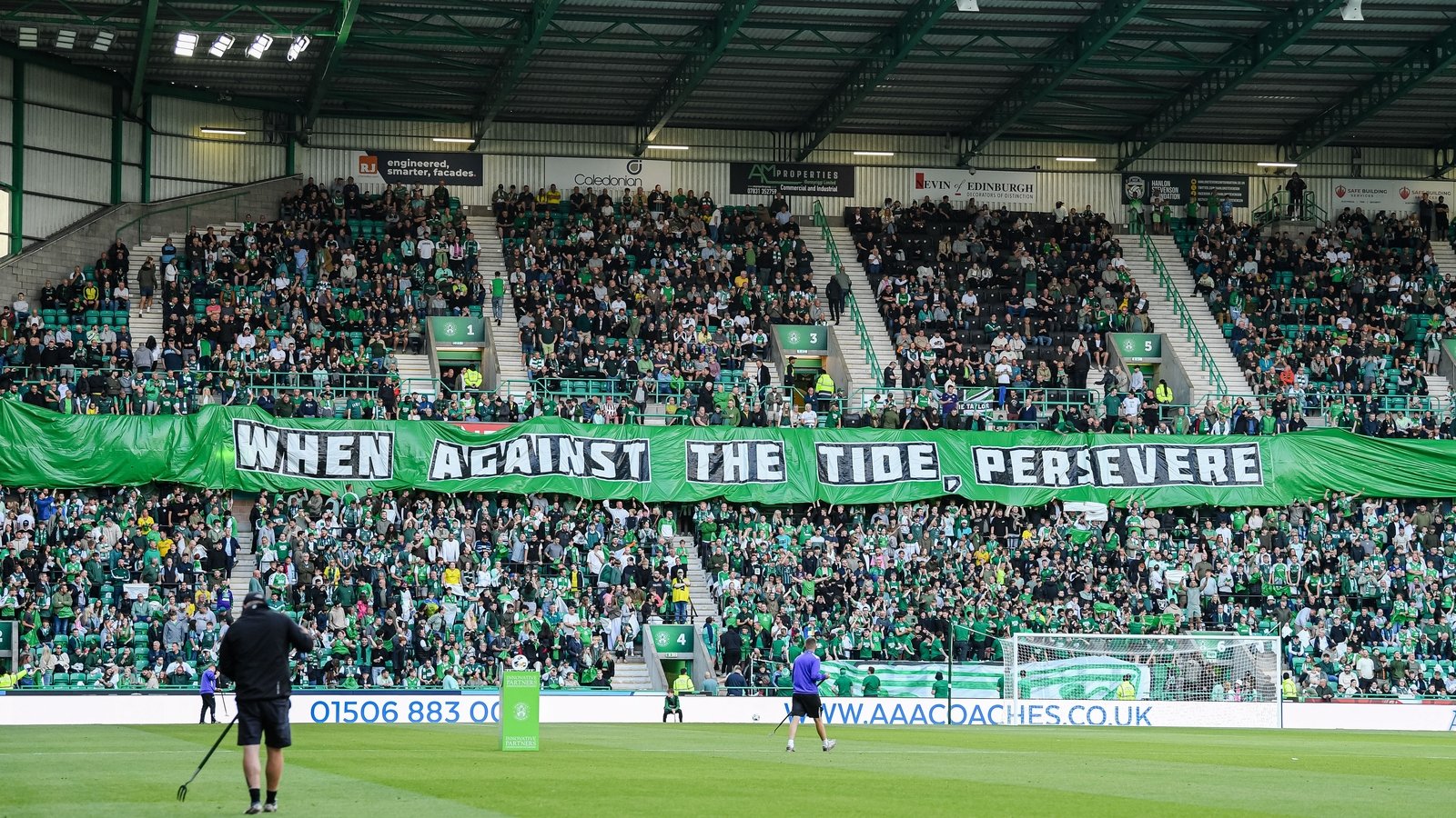 Hibernian's Easter Road ground in its current guise