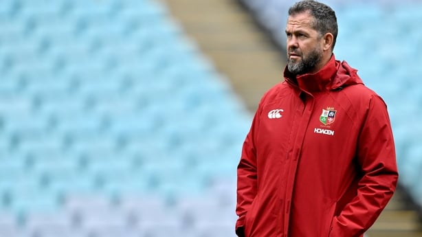 1 August 2025; Head coach Andy Farrell during a British & Irish Lions captain's run at Accor Stadium in Sydney, Australia. Photo by Brendan Moran/Sportsfile