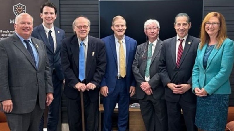 The US delegation met Coimisiún na Meán Executive Chair Jeremy Godfrey during its Dublin visit (Pic: from Coimisiún na Meán)