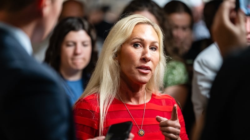 Marjorie Taylor Greene announced her resignation during a ten minute video posted on social media