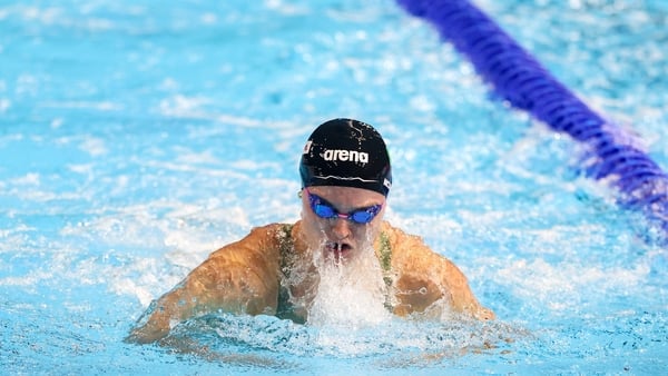 Mona McSharry competes in the heats of the Women’s 50m Breaststroke at 2025 World Championships