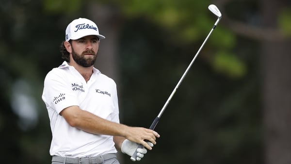 Cameron Young of the United States plays his shot from the 16th tee during the second round of the Wyndham Championship 2025 at Sedgefield Country Club on August 01, 2025 in Greensboro, North Carolina. (Photo by Johnnie Izquierdo/Getty Images)