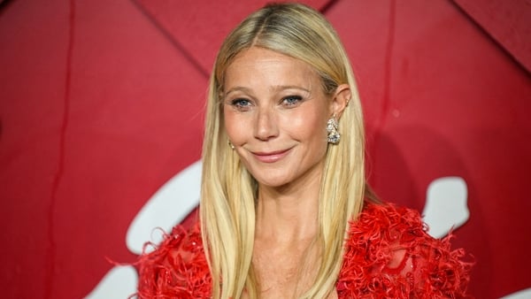 US actress Gwyneth Paltrow poses on the red carpet