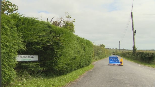 Emergency services at the scene of an arson attack in the Rylagh Road area of the town