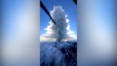 Russian volcano erupts for first time in 600 years