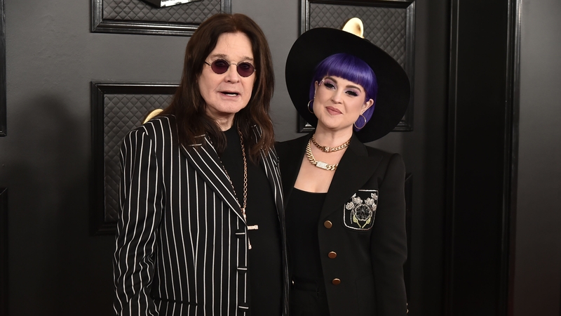 Ozzy Osbourne and Kelly Osbourne, pictured at the 62nd Annual Grammy Awards at Staples Center on 26 January, 2020 in Los Angeles