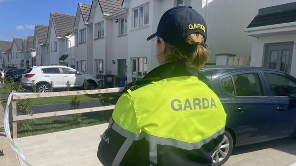 The scene at a property in Carrick-on-Suir, Co Tipperary