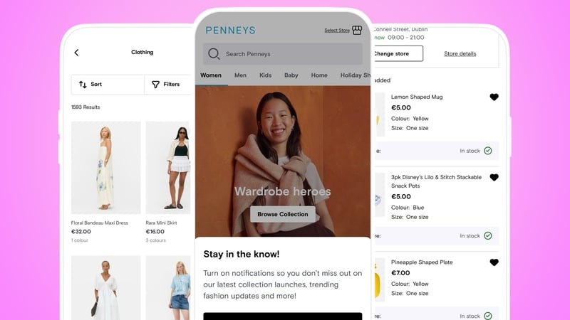 The app, which is now available to download from the Apple Store and Google Play Store, also provides information on store locations and opening hours.