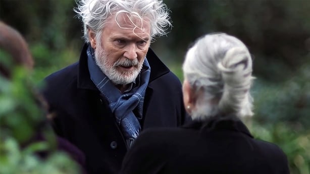 Tony (Patrick Bergin) talks to Catherine (Anne McCrudden) in Sunphlowers