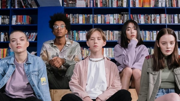 Five Gen Zers staring into the lens