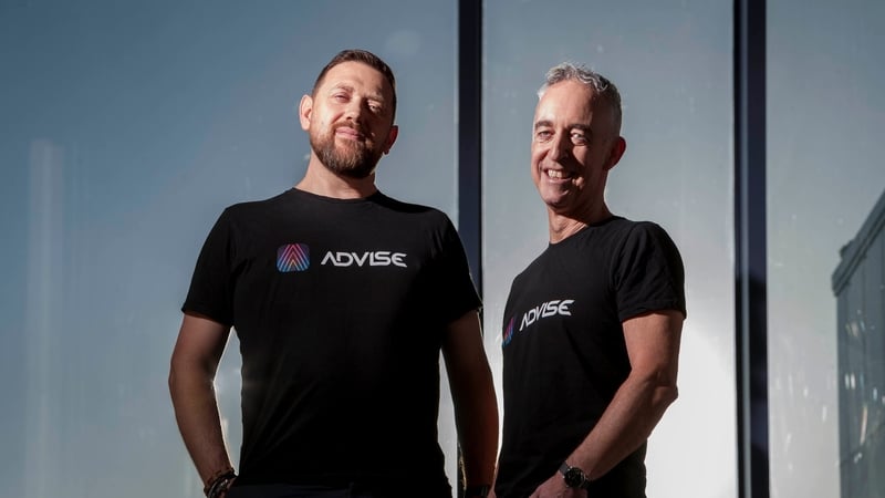 Dr Kevin McCarthy CEO and Co-Founder of Advise and John Phelan Commercial Director and Co-Founder of Advise