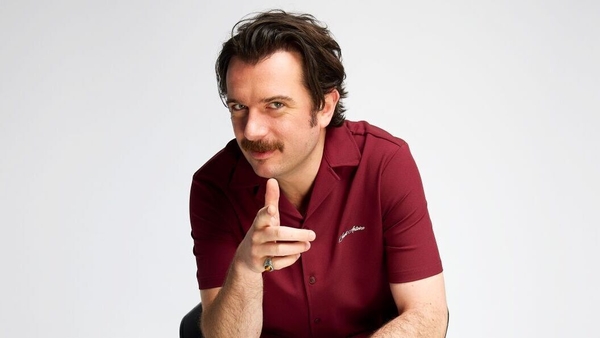 Kevin McGahern points at the camera in a promotional photo for The Traitors Ireland Uncloaked