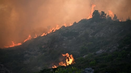 The blaze has destroyed or damaged 25 homes in the southern Aude department, where some 2,000 firefighters are struggling to control the largest wildfire in France this summer
