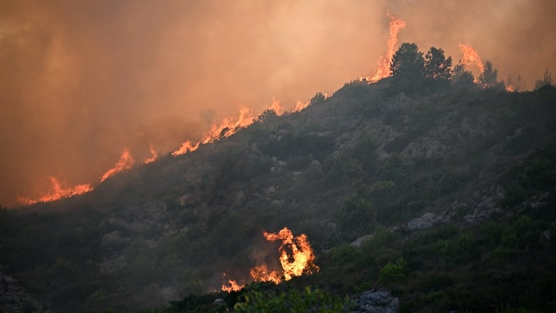The blaze has destroyed or damaged 25 homes in the southern Aude department, where some 2,000 firefighters are struggling to control the largest wildfire in France this summer
